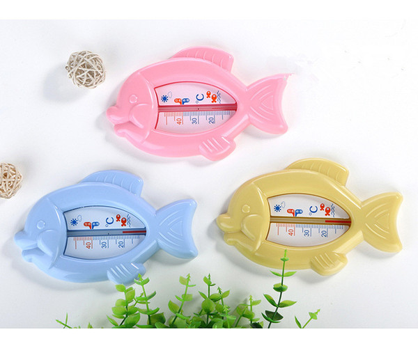 2017 latest cartoon small fish baby thermometer baby thermometer baby bath thermometer wet and dry dual-use room temperature meter