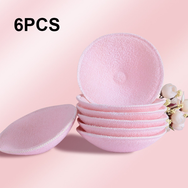 6PCS Breast Pads Washable Reusable Soft 3D Cup Maternity Nursing Pads Ecological Organic Surface Cotton Postpartum Breast