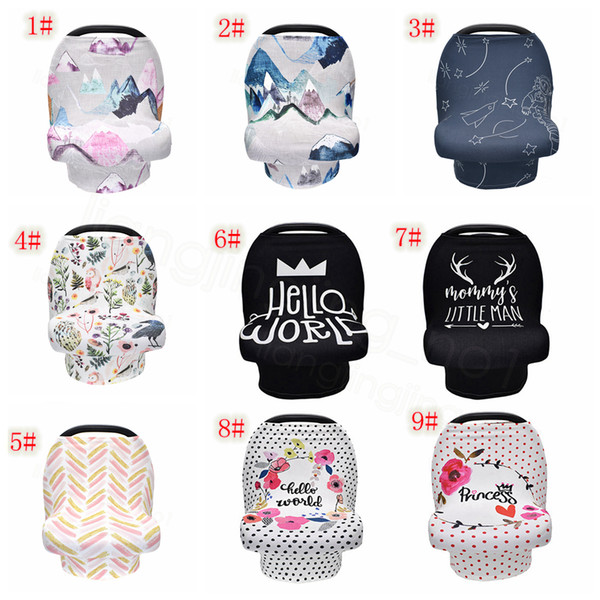 Baby letter Feeding Nursing Cover floral dot Newborn Toddler Breastfeeding Privacy Scarf Cover Shawl Car Seat Stroller Canopy Tool FFA3537-6