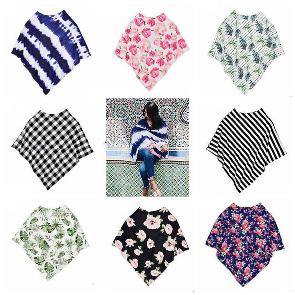 Nursing Cover Poncho Stroller Car seat cover Maternity top Swaddle Multi Functional Nursing Poncho Cover Full Coverage L094