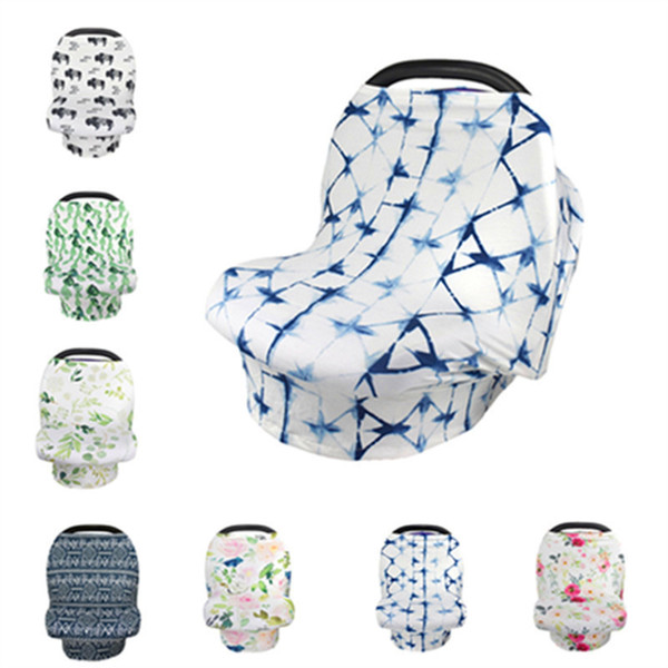 INS Baby Nursing Cover Stretchy Car Seat Covers Baby Carseat Canopy Privacy Nursing Cover Breastfeeding cover Multi Use Nursing Scarf Sale