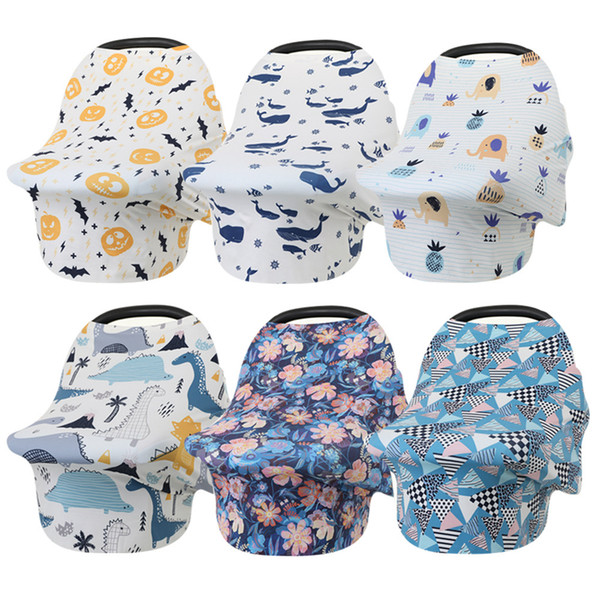 Baby Feeding Nursing Cover Newborn Toddler Breastfeeding Privacy Scarf Cover Shawl Baby Car Seat Stroller Canopy Tools LJJA3772-4