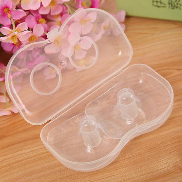 Transparent Silicone Shell 2pcs/lot Soft Silicone Nipple Shield Protector Maternity Silica Gel Baby Breast Milk Feeding Hot Sale