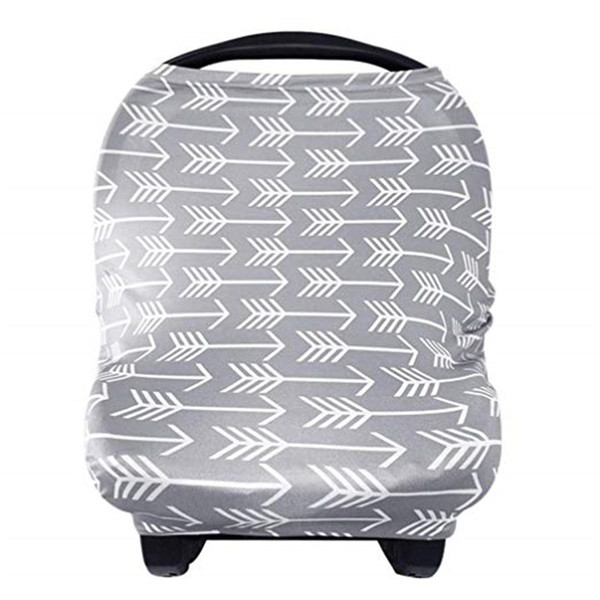 Custom printing baby breastfeeding towel baby stroller cover sunscreen towel Breastfeeding cover multi functions breastfeeding towel