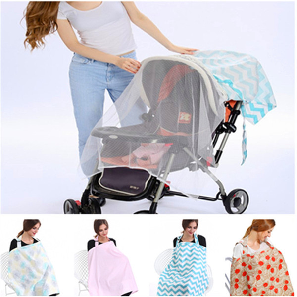Multifunction Feeding Nursing Cover Stretchy Cotton Breastfeeding Privacy Scarf Shawl Cotton Newborn Toddler Car Pat Canopy Tools 100*70