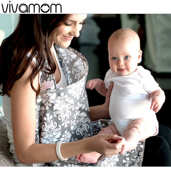 Breathable 100%cotton Muslin Breastfeeding Privacy Apron Outdoors Feeding Baby Cloth Nursing Cover Q190530