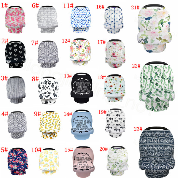 29styles Baby Floral Feeding Nursing Cover Newborn Toddler Breastfeeding Privacy Scarf Cover Shawl Car Seat Stroller Canopy Tools FFA3413-1