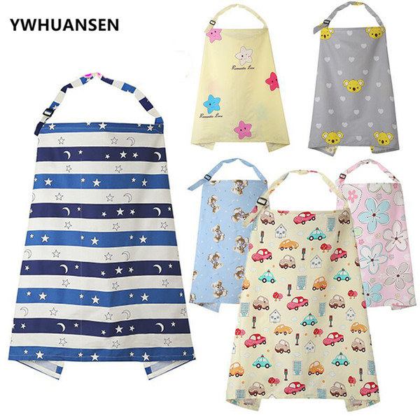 100*70cm Cute Cartoon Newborn Baby Cape for Feeding For Infants Mum Nursing Breastfeeding Cover Mother Lactation Apron