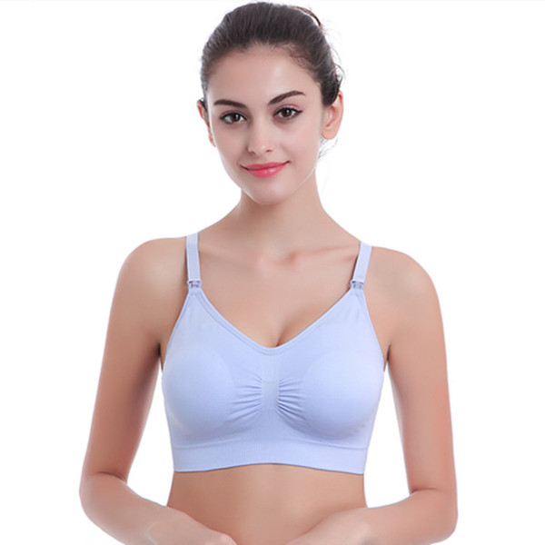 Before the United States and Europe open button type without steel 2019 postpartum pregnant women large size breast-feeding bra underwear