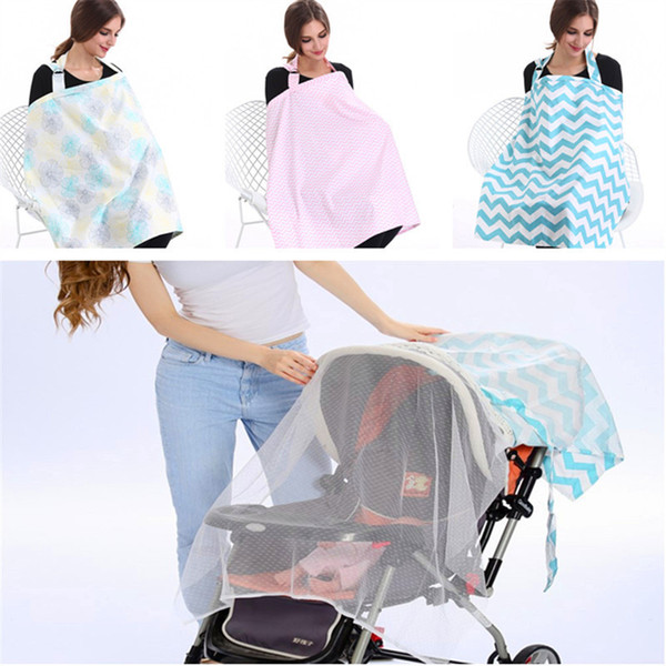Multifunction Feeding Nursing Cover Stretchy Cotton Breastfeeding Privacy Scarf Shawl Cotton Newborn Toddler Car Seat Canopy Tools New Style