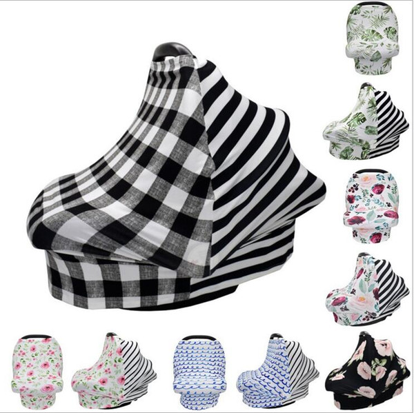Baby Floral Feeding Nursing Cover Newborn Toddler Breastfeeding Privacy Scarf Cover Shawl Car Seat Stroller Canopy Tools Maternity LT343