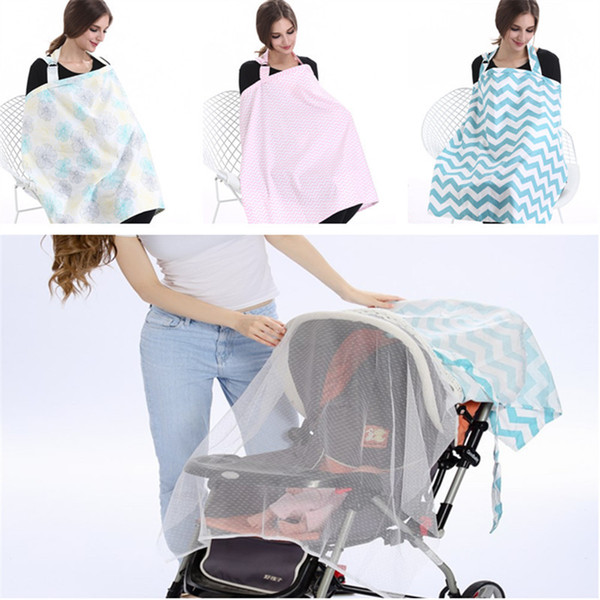 Multifunction Feeding Nursing Cover Stretchy Cotton Breastfeeding Privacy Scarf Shawl Cotton Newborn Toddler Car Seat Canopy Tools 15 Colors