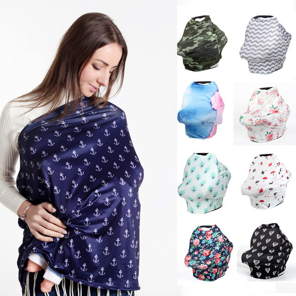 Multifunctional Breastfeeding Nursing Cover Baby Stroller Cover New Baby Car Seat Canopy Shopping Cart Cover for Breastfeeding