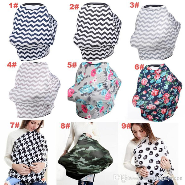 Nursing Covers Baby Breastfeeding Mum Udder Covers Nursing Poncho Cover Up Shawl Blanket Baby INS Stroller Cover