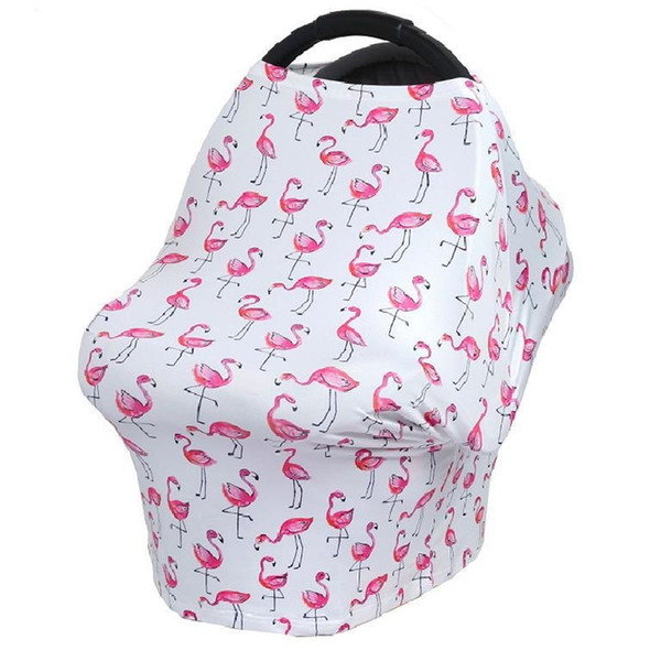 Baby Nursing Cover for Newborn Shopping Cart Cover Infant Cart Seat Canopy High Chair Baby Gift Floral Breastfeeding Scarf