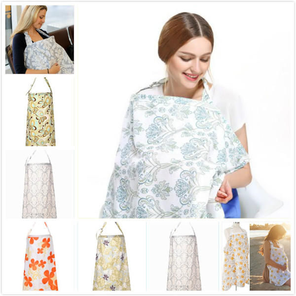 2018 Maternity Multifunctional Breast Feeding Nursing Cover Baby Towel Nursing Towel Harness Vest Machine Washable 70*100cm 5 a lot