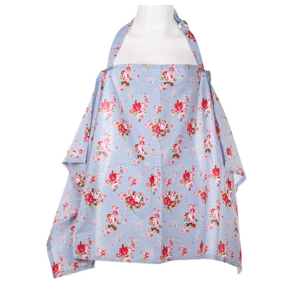 Cotton Breastfeeding Cover Nursing Covers Shawl Breast Feeding Covers Flower Printed Nursing Cloth for Feeding Baby