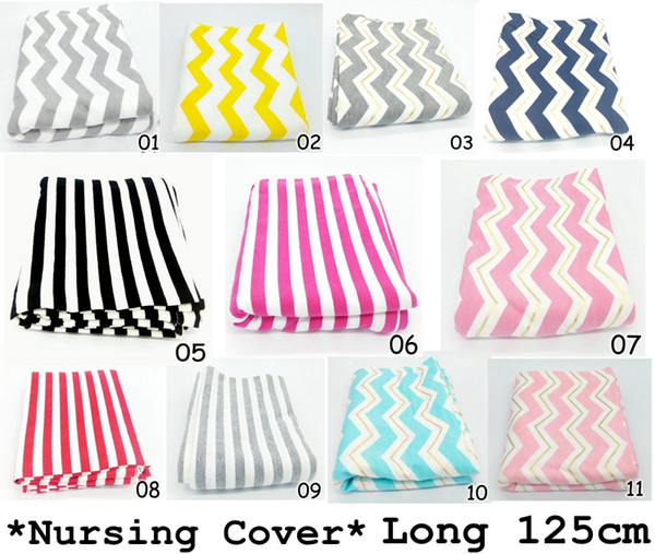 11COLORS Nursing Cover Mother Breast Feeding 95% cotton Maternity Nursing Apron Breastfeeding Covers Yellow Pink Chevron Nursing Cover