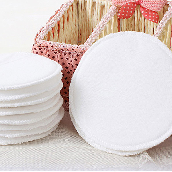 Washable Breast Nursing Pads Flannel Reusable Comfy Cotton Breastfeeding L00089
