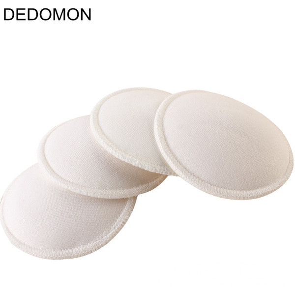 4Pcs/2Pairs Baby Feeding Breast Pad Washable Nursing Pad Soft Absorbent Reusable Nursing Anti-overflow Maternity