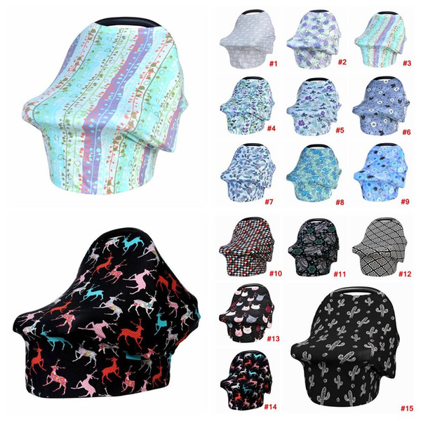 Baby Floral Feeding Nursing Cover Newborn Toddler Breastfeeding Maternity Scarf Cover Shawl Car Seat Stroller Canopy Tools