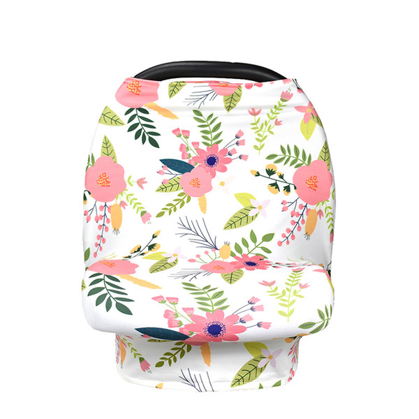Newborn Nursing Cover Infant Baby Car Seat Canopy Baby Accessories Striped Cotton Baby Feeding Cover Breastfeeding Scarf Stroller Covers