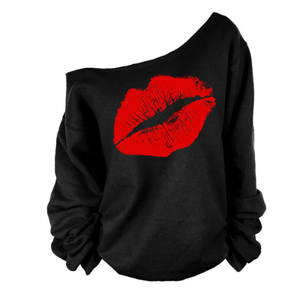 Maternity Womens T-shirt Oversized Print One Shoulder Pullover Jumper Hoodies Sweatshirt Tops