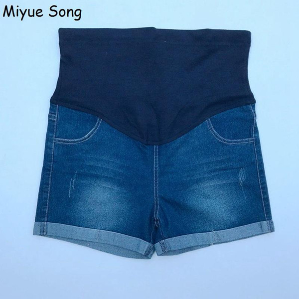 Summer Denim Maternity Shorts For Pregnant Women Clothing Pregnancy Clothes Short Jeans Maternidade Pants Gravida New 2018