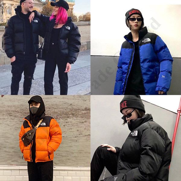 The North Women Men Winter Coat Cotton-padded Brand Face Students Jacket Outwear Patchwork Outdoor Zipper Coat Hoodies Tops S-XXL C102404