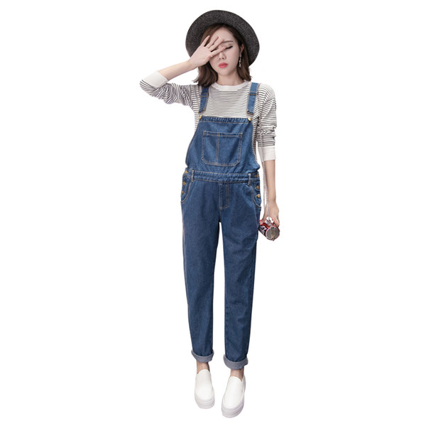 Suspender Maternity Jumpsuits Pants For Pregnant Women Denim Overalls Pregnancy Braced Uniforms Maternity Prop Belly Rompers