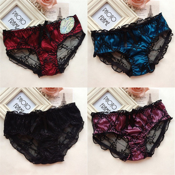 Hot explosion of Korean high-end ladies sexy lace underwear lace panties waist adult female A-582