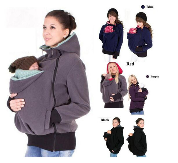 new arrivals Maternity Carrier Baby Holder Jacket Mother Kangaroo Hoodies