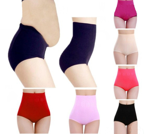 Fashion free size sexy womens high waist tummy control body shaper briefs slimming pants waist trainer waist cincher