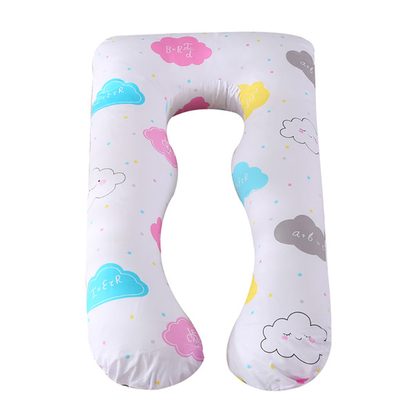 Full Body Maternity Pillows U Shape Pregnancy Pillows with Removable Cotton Cover Support for Pregnant Nursing Women