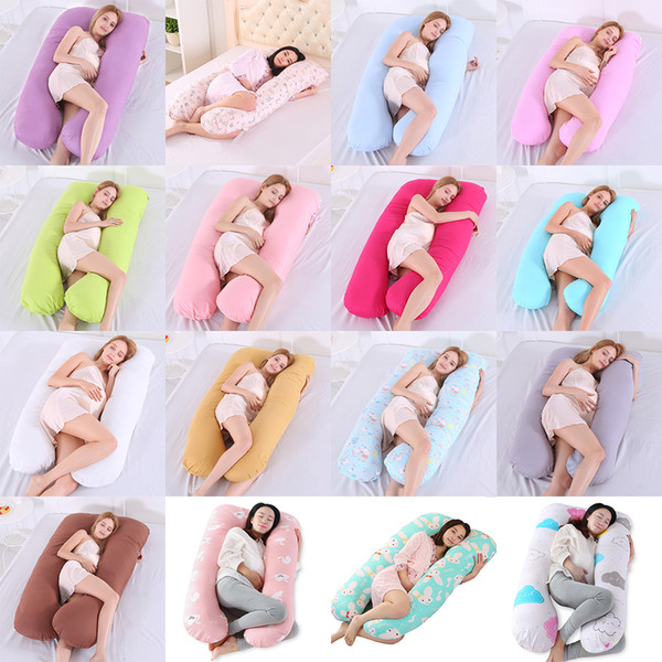 New Sleeping Support Pillow For Pregnant Women Body Cotton Pillow U Shape Maternity Pillows Pregnancy Side Sleepers Bedding C662