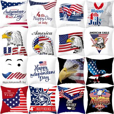 27 styles Ins hot selling American Independence day upholstery pillows, leather sofa pillows, pillowcases ,45*45cm A6547