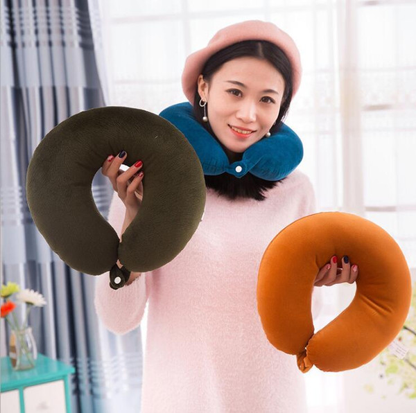 The Selling U type pillow Vehicular neck pillow Plush toys Nap for travel Student pillow T4H0202