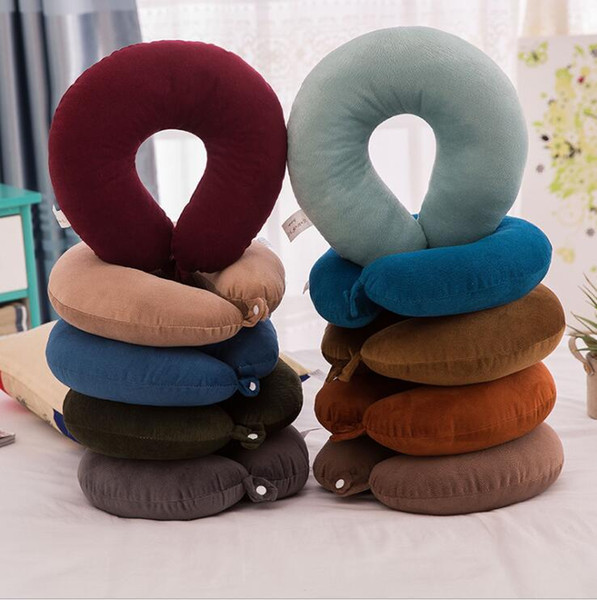 The Selling U type pillow Vehicular neck pillow Plush toys Nap for travel Student pillow T4H0202