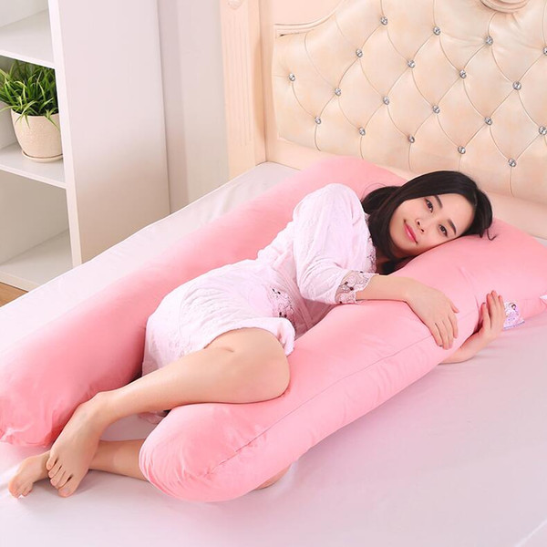 New Arrival Body Pillows Sleeping Pregnancy Pillow Belly Contoured Maternity U Shaped Removable Cover pregnant comfortable cushion