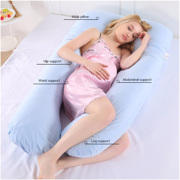 70x130cm Pregnant Pillow Women Sleeping Support Body Coon Pillowcase U Shape Maternity Pillows Pregnancy Side Sleepers Bedding