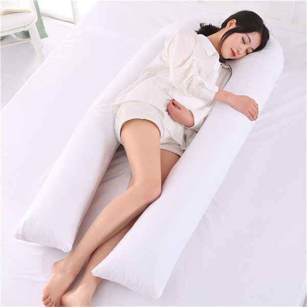 Women's Fashionable European Style Big U-Shaped Pillow Multi-function Pregnant Women U Type Belly Support Side Sleepers Pillow