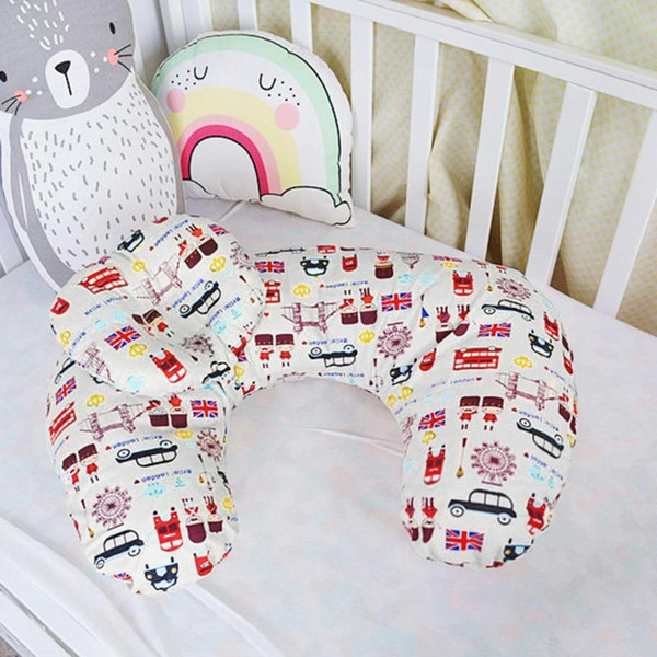 Baby Nursing Pillows U-shaped Head Support Breastfeeding Soft Cotton Cute Maternity Waist Cushion Baby Sleeping Accessories