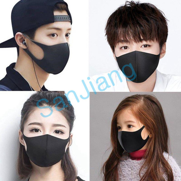 Adults masks Dustproof Breathable 3D three-dimensional Face Mask For Women Men Proof Flu Virus Haze Mask Washable Mouth-muffle D3902