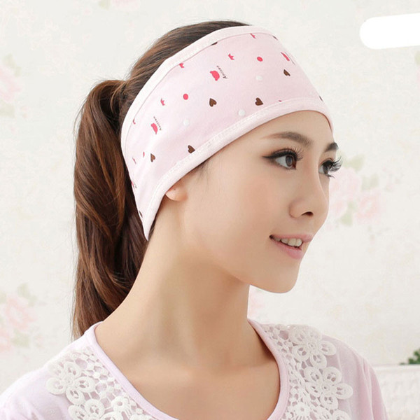 New Women elastic headband postpartum month hat windproof pregnant headscarf guard forehead Caps hair Accessories Free Shipping