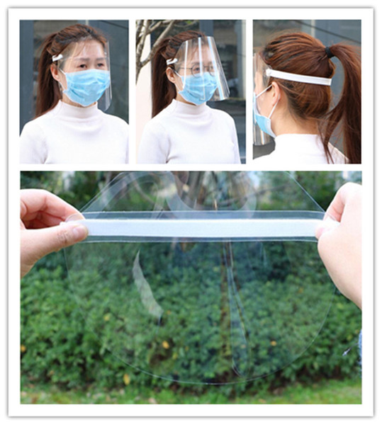 HD Clear Transparent Anti-fog Protective Face Mask Unisex Adults Full Face Splash Mask Fume-proof Face Cap Safety Mask DHL E22904