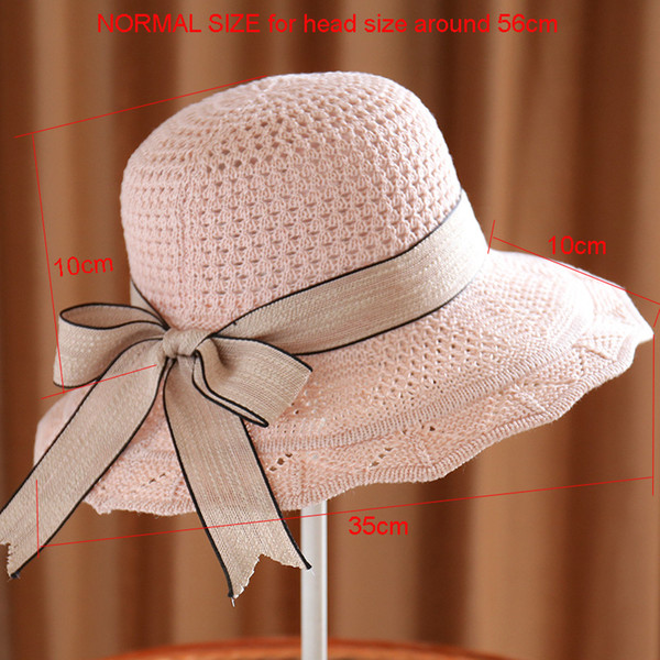 Free shipping Maternity sun cap Women Cotton Summer Foldable Beach Sun Hat Adjustable Travel Packable UV Hat