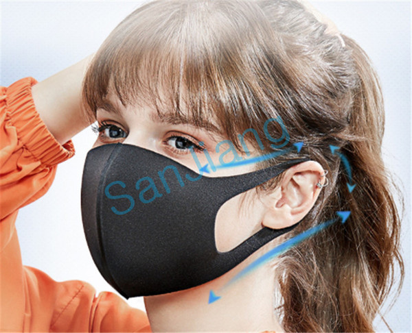 Adults Mouth masks Dustproof Breathable 3D three-dimensional Face Mask For Women Men anti Flu Virus Haze Mask Washable Mouth-muffle DHLD3902