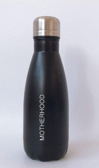 MOTERHOOD Bowling Water bottle Stainless steel 350MLMatte Black with MOTHERHOOD Custome-made mom gift Mothers love Free shippping