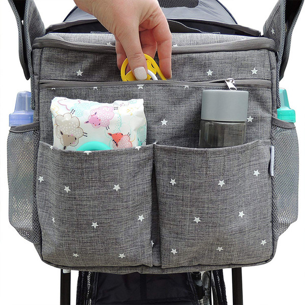 Wholesale high quality Mummy diaper bag backpack fashion maternity baby stroller bag multifunctional diaper bag home