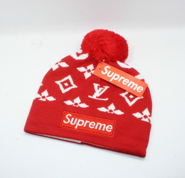 Free Shipping women hats sup knitted caps red Women's Fashion Knitted Cap Autumn Winter Men Cotton Warm Hat